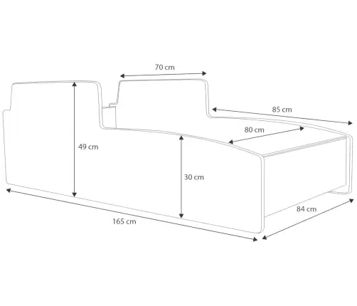 Vaikių lova su čiužiniu Car 160x80 Geltona