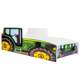 Bērnu gulta ar matraci Car 160x80 Zaļa