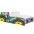 Kids Car Bed with Mattress RIKO 140x70 Colourful