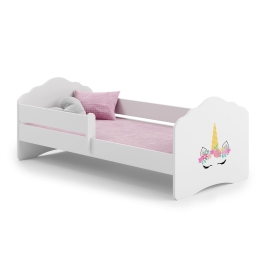 Детская кровать FALA 140x70 с защитным бортиком Unicorn horn