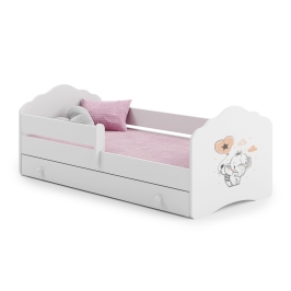 Children's bed FALA 140x70 with drawer Elephant