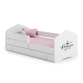 Vaikiška lova FALA 160x80 su stalčiumi Princess