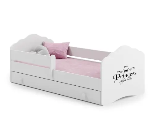 Vaikiška lova FALA 160x80 su stalčiumi Princess