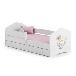 Children's bed FALA 160x80 with drawer Baby elephant
