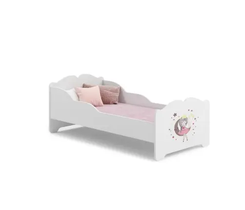 Vaikių lova Anna 160x80 su čiužiniu Mieganti princesė