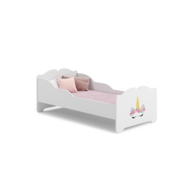 Anna Kids Bed 160x80 with Mattress Unicorn Horn