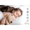 Lastete üheinimese voodi sahtliga ja madratsiga Anna Mermaid 140x70