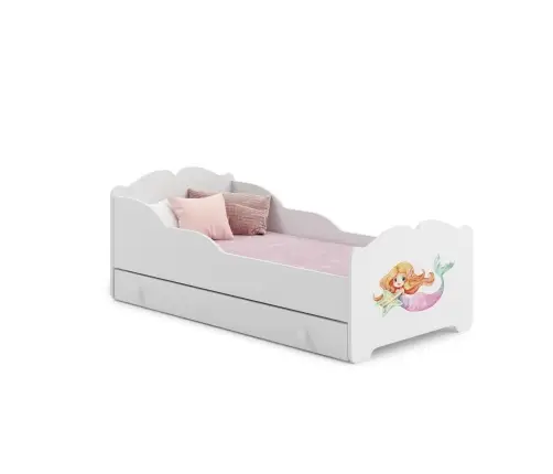 Bērnu gulta Anna 160x80 ar atvilktni Nāriņa