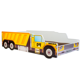 RIKO Kids Tipper Truck Bed 140x70 with Mattress