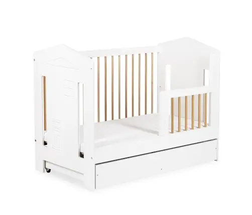 Kūdikio lovytė Klups IDA BEECH- WHITE 120×60