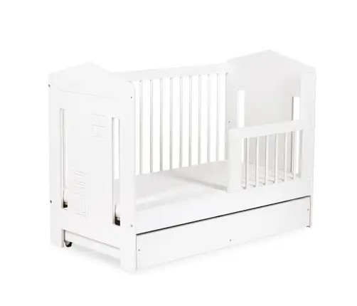 Kūdikio lovytė Klups IDA BEECH- WHITE 120×60