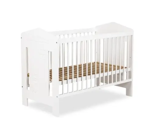 Kūdikio lovytė Klups IDA BEECH- WHITE 120×60