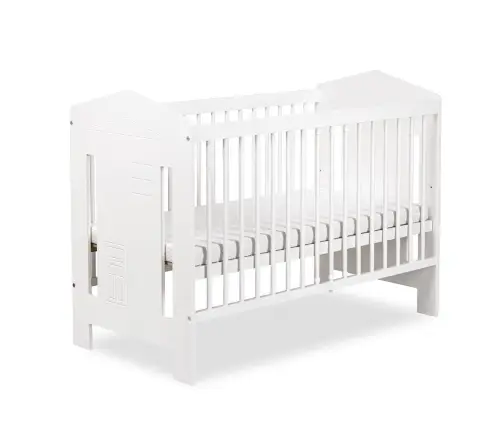 Kūdikio lovytė Klups IDA BEECH- WHITE 120×60