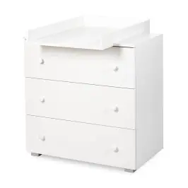 Комод c пеленальным столиком Klups PAULA WHITE