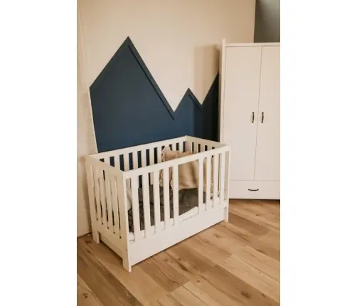 Vaikiška lova Klups Amelia II WHITE 120x60