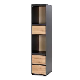 Стеллаж Klups DALIA ANTHRACITE-OAK