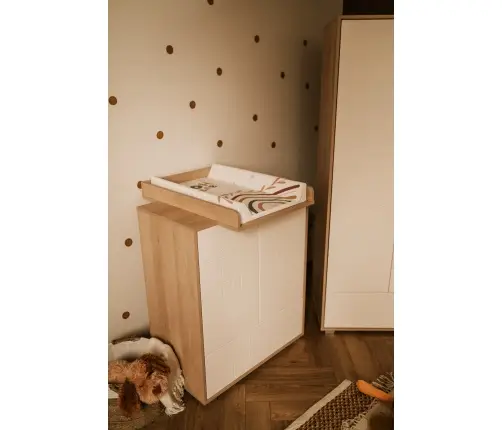 Komoda Klups IDA BEECH- WHITE