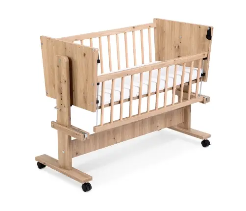 Vaikiška lovelė - lopšys Klups ZOYA OAK 89×40