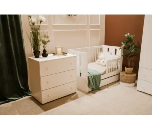 Komoda su vystymo lenta Klups PAULA WHITE