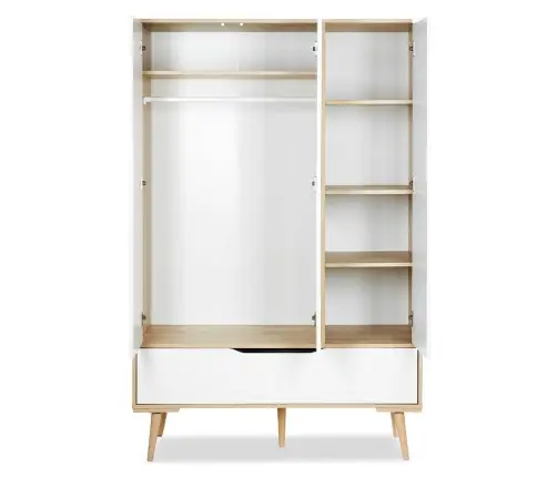 Trijų durų spinta Klups SOFIE BEECH-WHITE