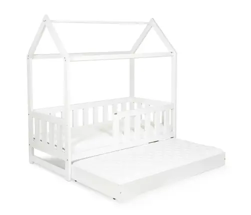 Lovytė–namelis Klups LIV WHITE 160×80