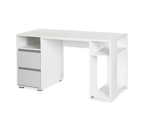 Study desk Klups DALIA WHITE-GREY