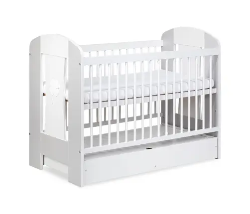 Bērnu gulta Klups NATI WHITE-GREY 120×60