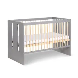 Children's bed with safety barrier PAULINE GRAPHITE 120x60