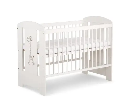 Детская кроватка Klups SAFARI GIRAFFE WHITE 120x60