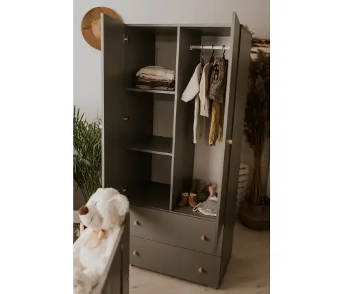 Skapis Klups PAULINE GRAPHITE