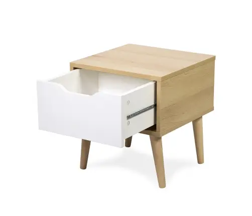 Naktinis staliukas Klups SOFIE BEECH-WHITE