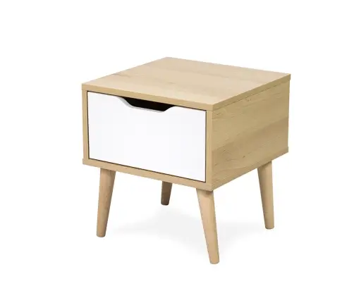 Naktinis staliukas Klups SOFIE BEECH-WHITE