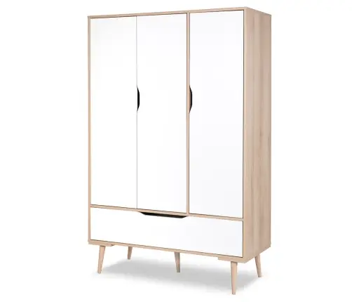 Trijų durų spinta Klups SOFIE BEECH-WHITE