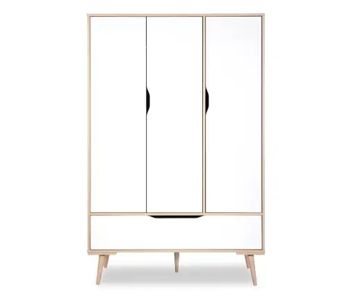 Trijų durų spinta Klups SOFIE BEECH-WHITE