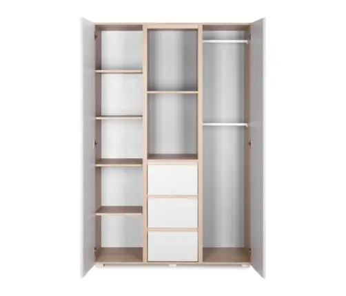 Trijų durų spinta Klups DALIA BEECH-GREY