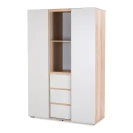 Three-door wardrobe Klups DALIA BEECH-GREY
