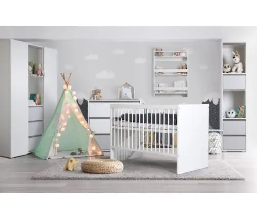 Детская кровать Klups DALIA WHITE-GREY 140x70