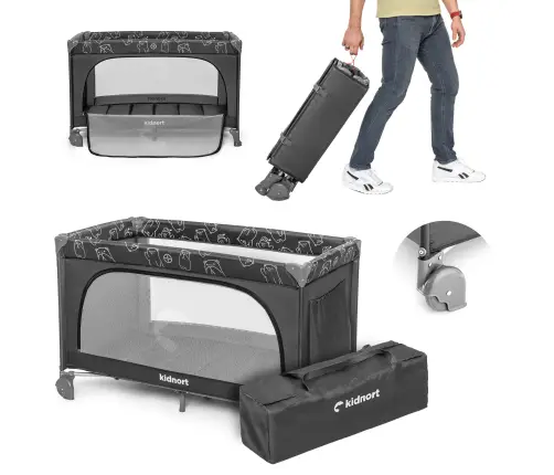 Kidnort Grotta Oxford 210
Dark gry Laste reisi voodi