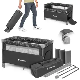 Kidnort Livsmiljö Oxford 300
Dark gry Vaikiška kelioninė lovytė