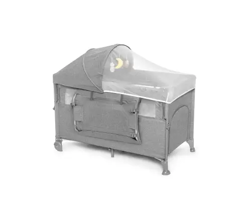 Kidnort Stugan Oxford 300
Light gray Baby Travel Cot