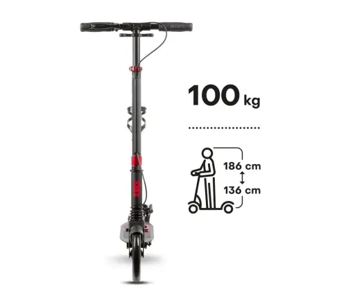WXM RST-A02 RED city scooter with disc brake