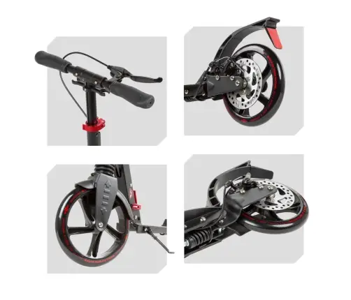 WXM RST-A02 RED city scooter with disc brake