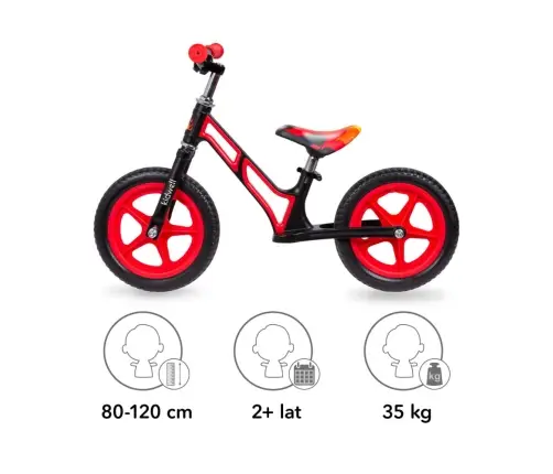 Comet Black/Red balance bike