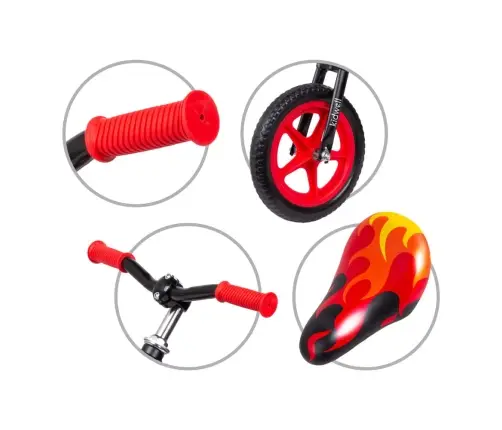 Comet Black/Red balance bike