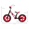 Comet Black/Red balance bike