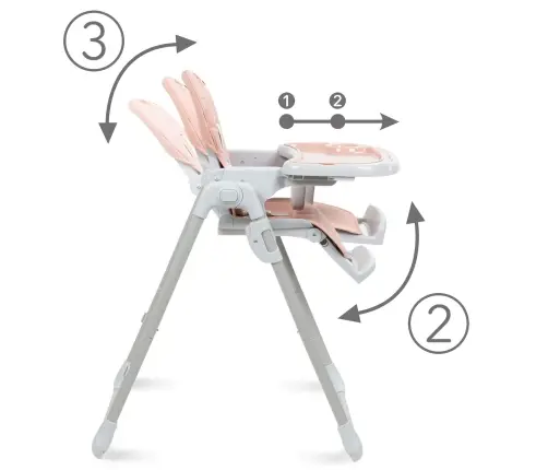 BENO Pink High chair