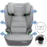 Weston Light Grey Car seat