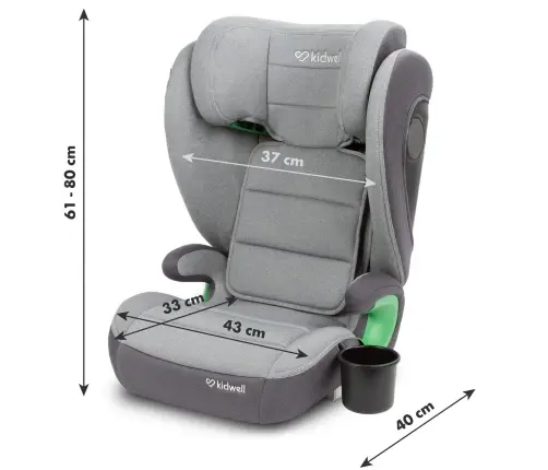 Weston Light Grey Car seat