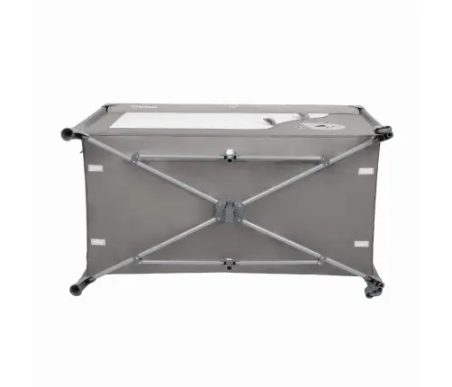 Travel cot with accessories BLISSY Gray