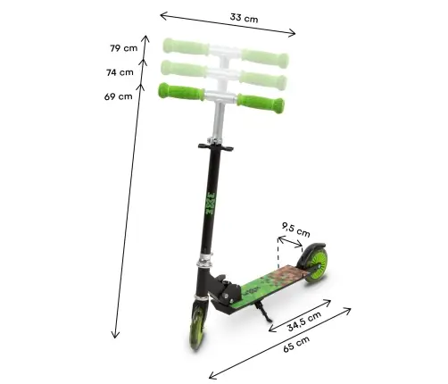 120mm SKIPO Game folding scooter